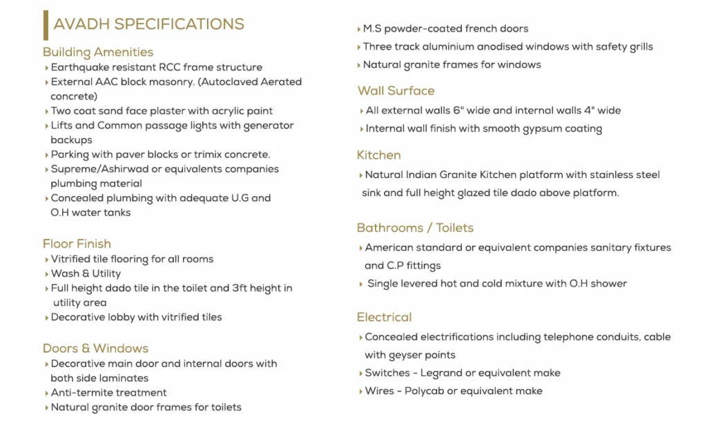 Avadh Utopia Nashik | 2, 3 & 4BHK flats in Nashik